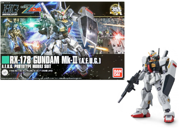 Model Kit: HG Gundam Universal Century 193 - RX-178 Gundam MK-II A.E.U.G. Prototype 1/144