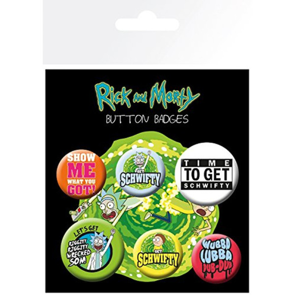 Button Badge Set: Rick and Morty - Quotes