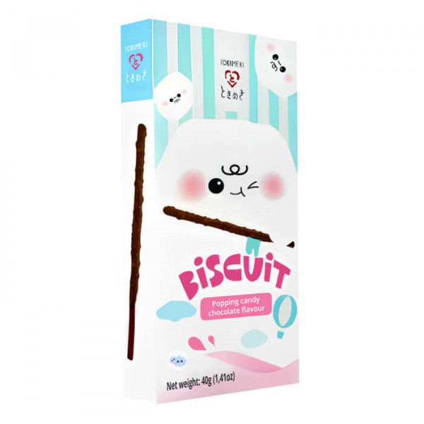 Snack: Biscuit Stick - Popping Candy Chocolate Flavour 40g