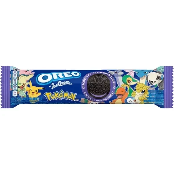 Snack: Oreo - Pokemon Edition: Blueberry Ice Cream Flavour 120g