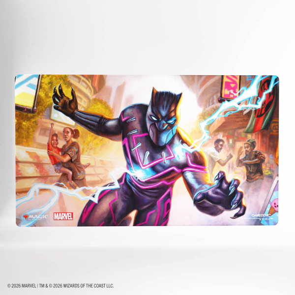 Magic: The Gathering | SHINY PLAYMAT Striking Black Panther