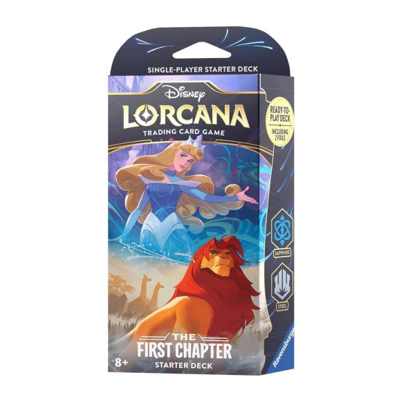 Disney Lorcana: 01v2 - The First Chapter RePrint - Starter Deck Sapphire & Steel EN