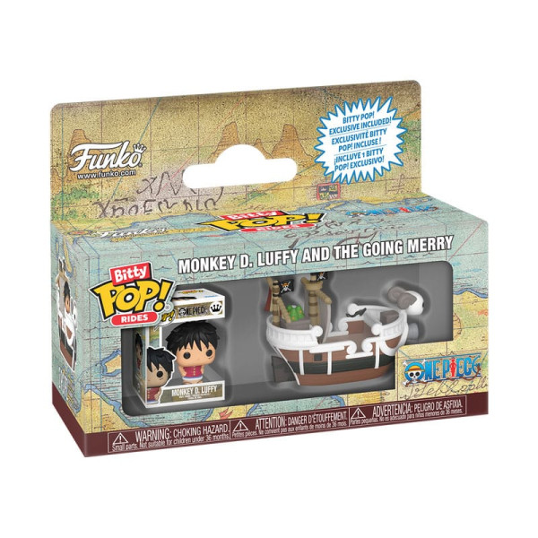 Funko Bitty POP! One Piece - Monkey D. Luffy and the Going Merry