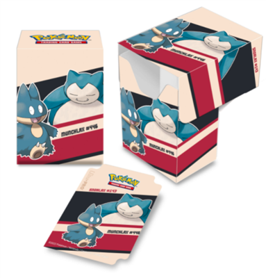 UP - SNORLAX & MUNCHLAX FULL VIEW DECK BOX FOR POKÉMON
