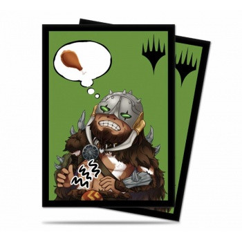 UP - Standard Deck Protector - Chibi Collection Garruk - I'm Starving! for Magic (100 Sleeves)