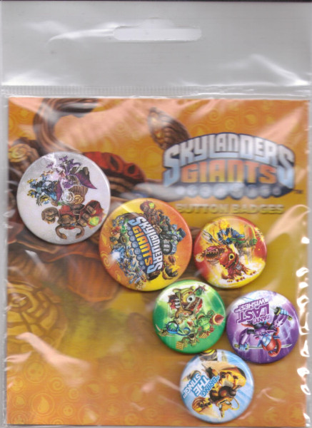 Button Badge Set: Skylanders Giants