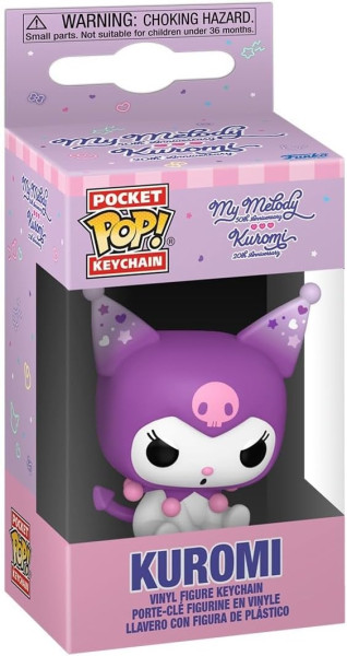 Pocket POP! Keychain 4 cm - Hello Kitty Kuromi Purple