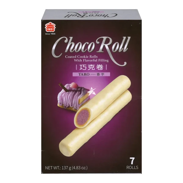 Snack: Choco Roll - Taro Flavour 137g