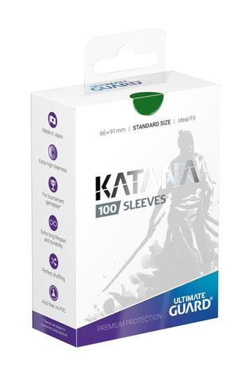 Ultimate Guard Katana Sleeves Standardgröße Grün (100)