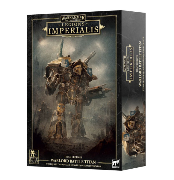 Warhammer The Horus Heresy: 03-108 Legions Imperialis: Warlord Titan mit Quake Cannon und Conversion