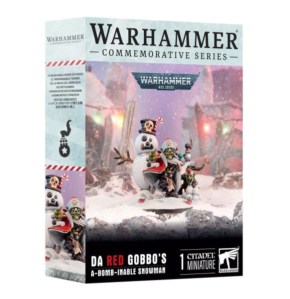 Warhammer Commemorative Series: 50-69 Da Red Gobbos A Bomb inable Snowman 2024