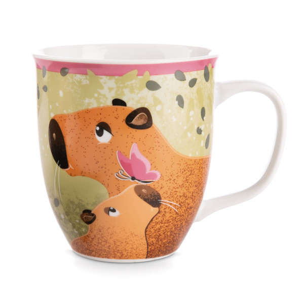 Tasse / Mug: Capybara Porzellan 360ml 10x9cm