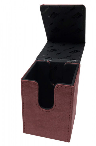 UP - Ruby Suede Alcove Flip Deck Box