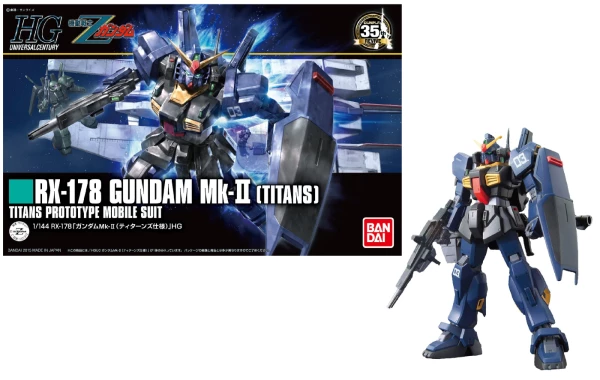 Model Kit: HG Gundam Universal Century 194 - RX-178 Gundam MK-II Titans Prototype 1/144