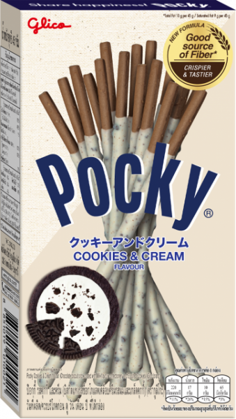 Snack: Pocky - Cookies and Cream Flavour 45g