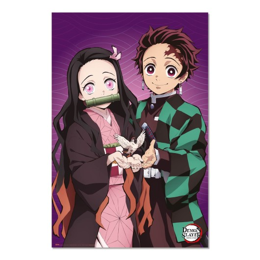 Poster: C11 Demon Slayer - Part 2 (Nezuko + Tanjiro) 91,5 x 61 cm