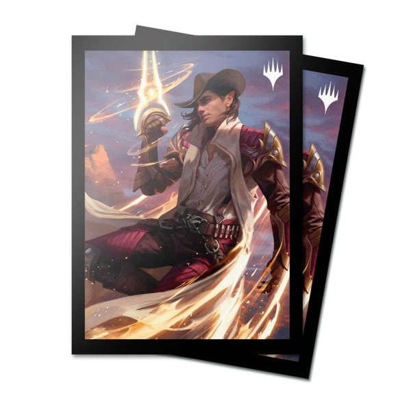 UP - Outlaws of Thunder Junction 100ct Deck Protector Sleeves Key Art 3 for Magic: The Gathering