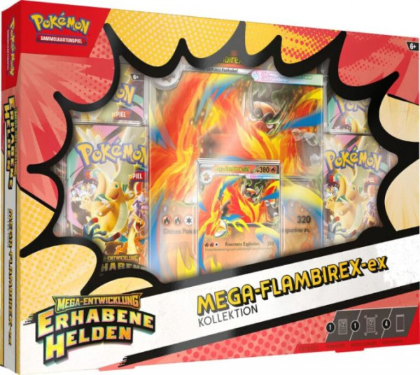 Pokemon TCG: ME2.5 Erhabene Helden - Mega Flambirex EX Kollektion